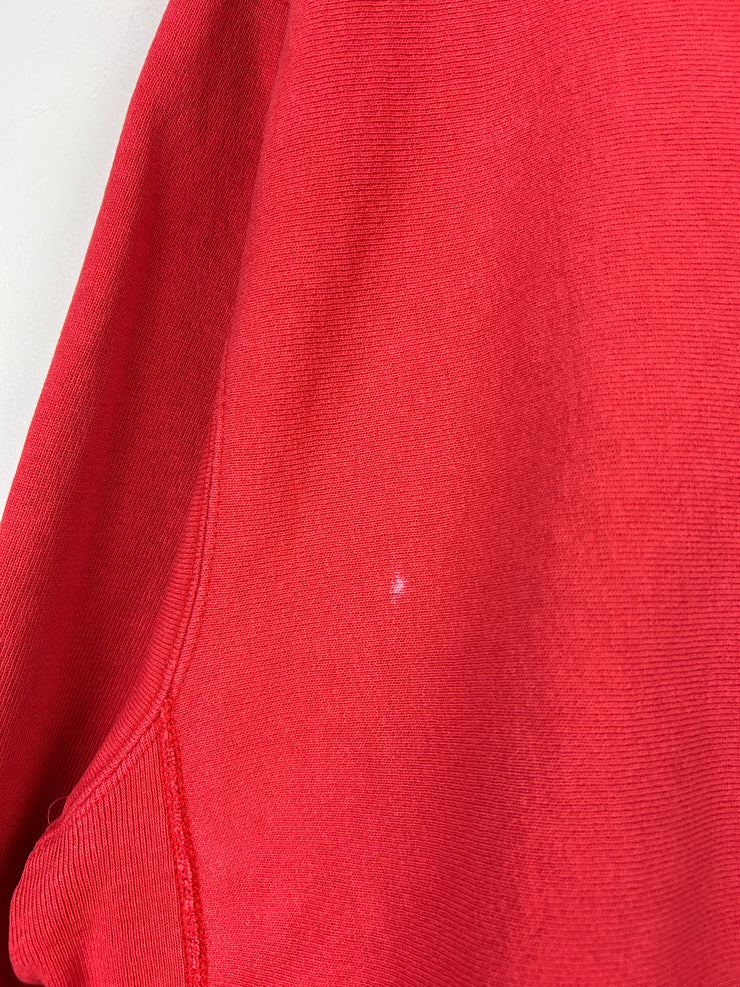 Vintage 90s Champion Reverse Weave Faded Red Crewneck