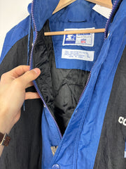 Vintage 90s NFL Starter Dallas Cowboys Blue Hooded Jacket