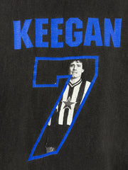 Vintage 90's Kevin Keegan Football Black Rap Tee