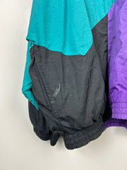 Vintage 90s Nike Flight Purple & Teal Windbreaker