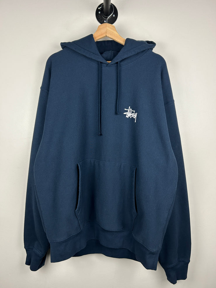 Stussy Script Navy Hoodie