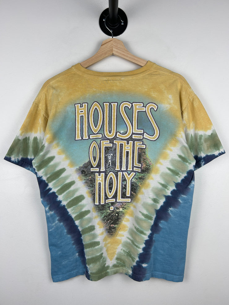 Vintage 2003 Led Zeppelin Liquid Blue Houses Of The Holy Tie Dye Tee