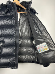 Moncler Maya Giubbotto Down Filled Black Puffer Jacket