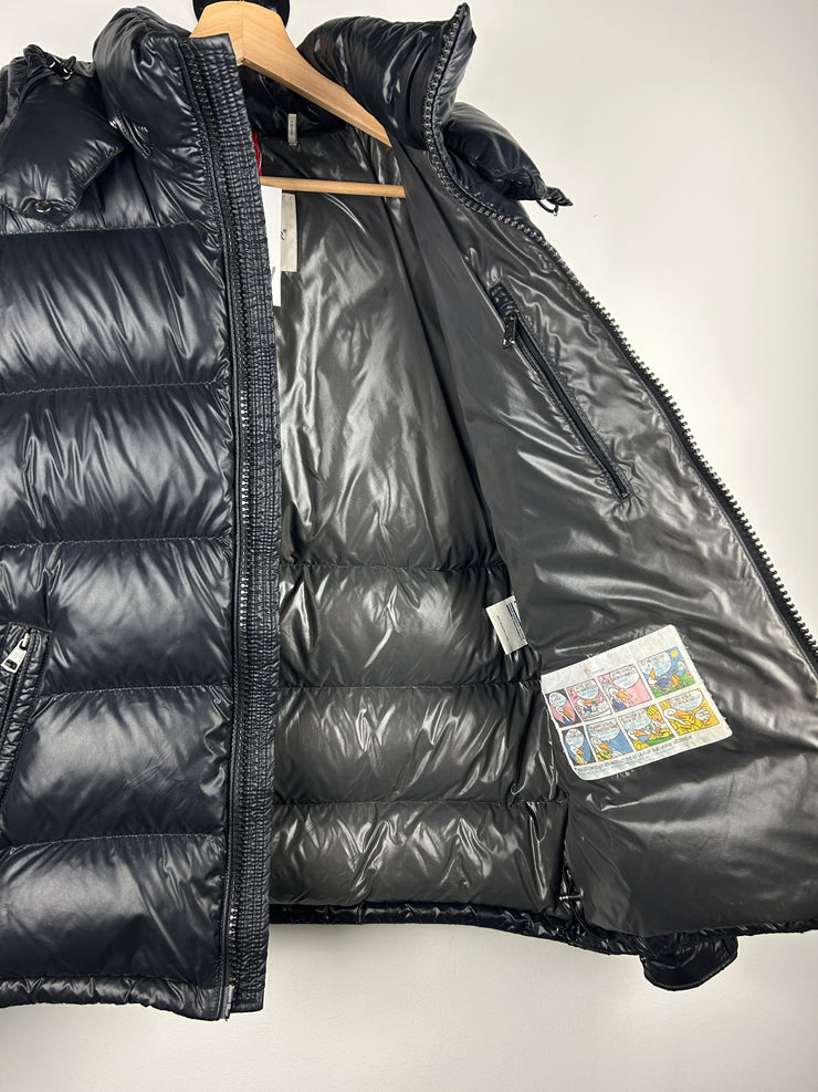 Moncler Maya Giubbotto Down Filled Black Puffer Jacket