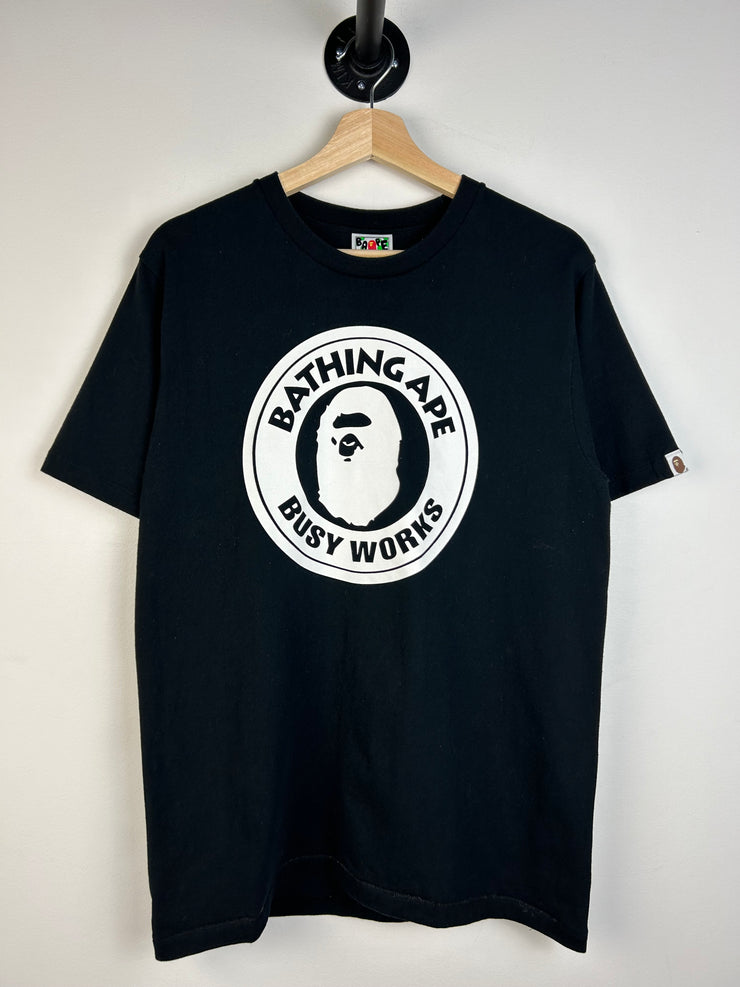 Bape Busy Works Black Tee