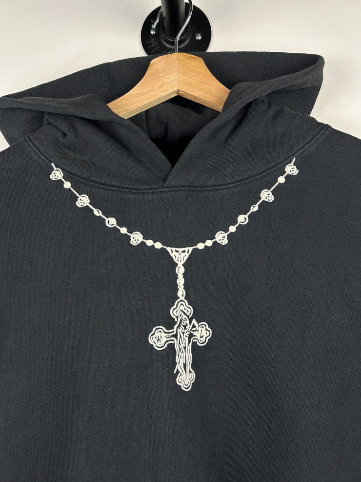 Warren Lotas Reaper Rosary Cross Black Hoodie