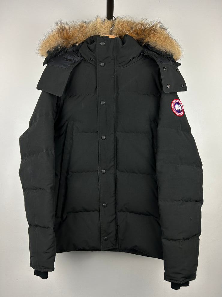 Canada Goose Wyndam Down Filled Black Parka Puffer Jacket