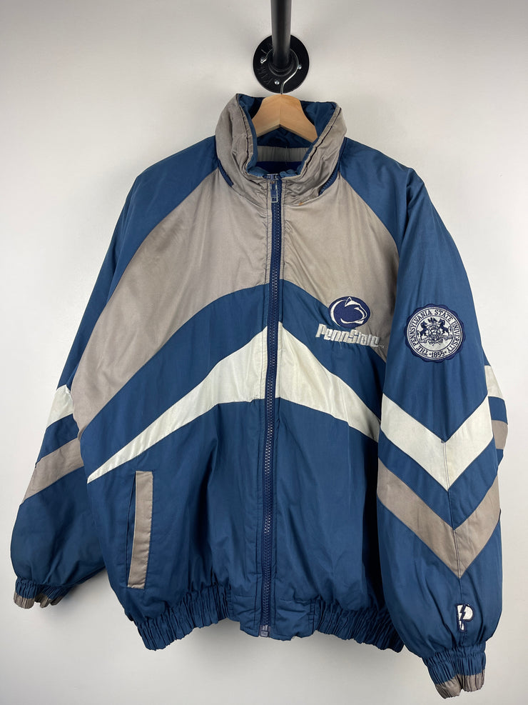 Vintage 90s Pro Player Penn State Nittany Lions Navy Jacket