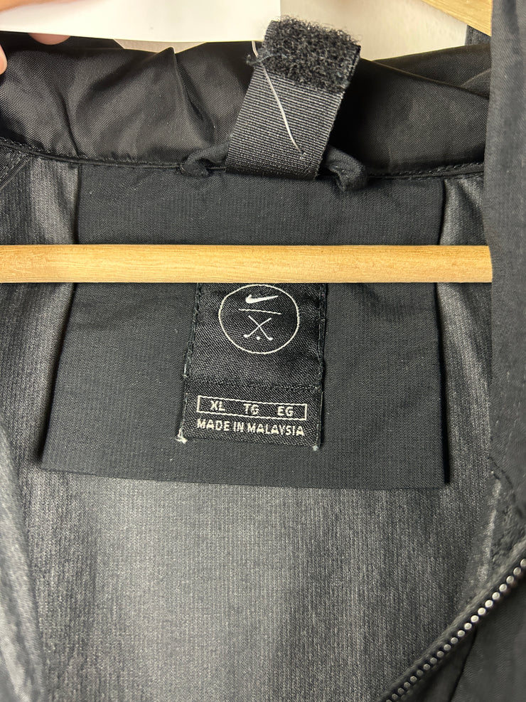 Vintage Nike Golf Swoosh Black Windbreaker