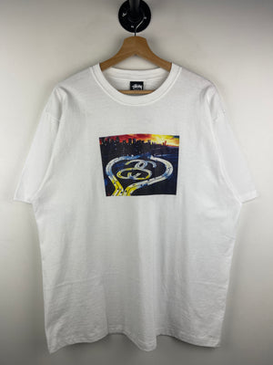 Stussy SS Highway White Tee