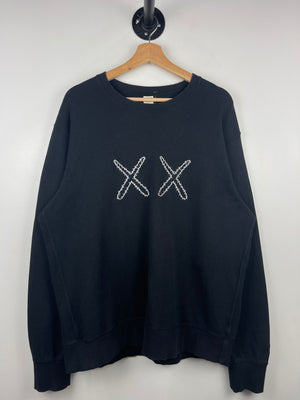 Kaws Sesame Street XX Black Crewneck