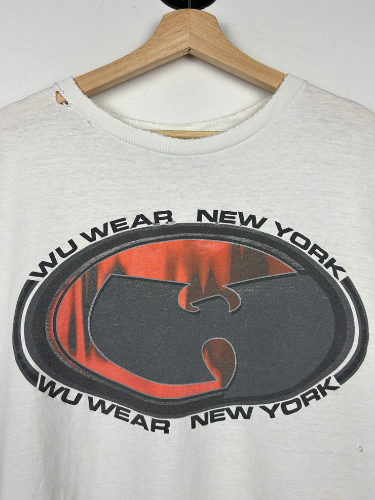 Vintage 90s Wu-Tang Clan Wu Wear New York White Tee