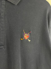 Vintage 90s Polo Ralph Lauren Golf Embroidered Navy Polo