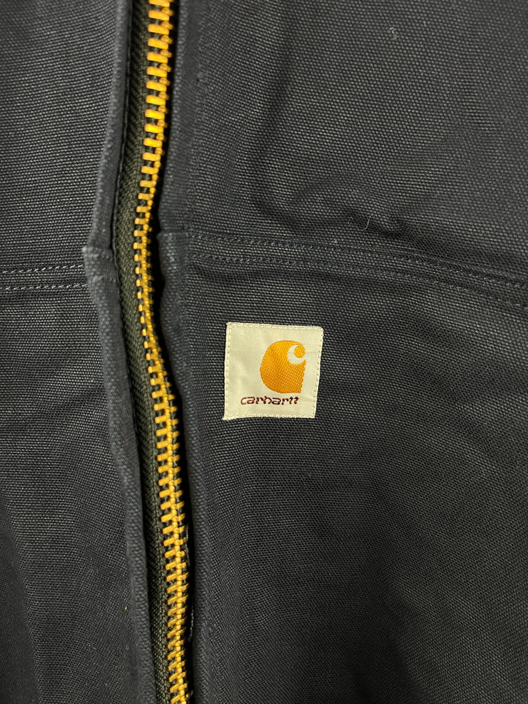 Carhartt Active Navy Hooded Work Jacket