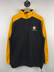 Vintage NFL Pittsburgh Steelers Quarter Zip Fleece Sweater