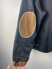 Vintage 90s Diesel 700 Biker Nylon Black Jacket