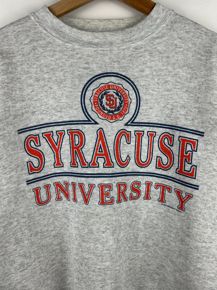 Vintage 90s Syracuse University Grey Crewneck