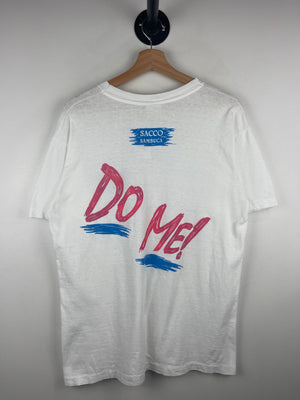 Vintage 90s Sambuca Sacco Do Me White Tee