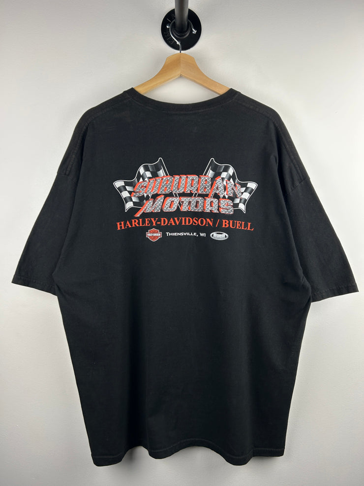 Vintage Harley Davidson Thiensville Black Tee
