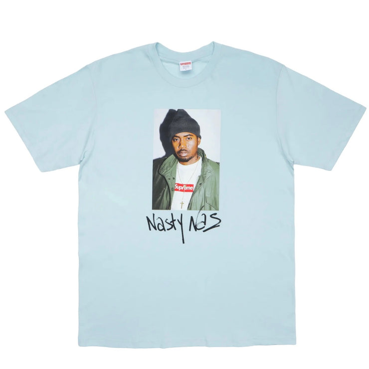 Supreme FW17 Nas Pale Blue Tee