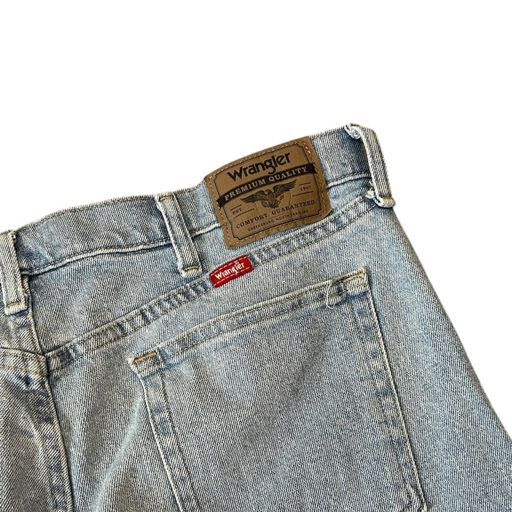Vintage Wrangler Light Wash Blue Denim Shorts