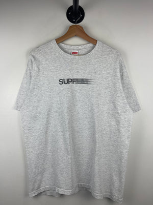Supreme SS20 Motion Logo Ash Grey Tee