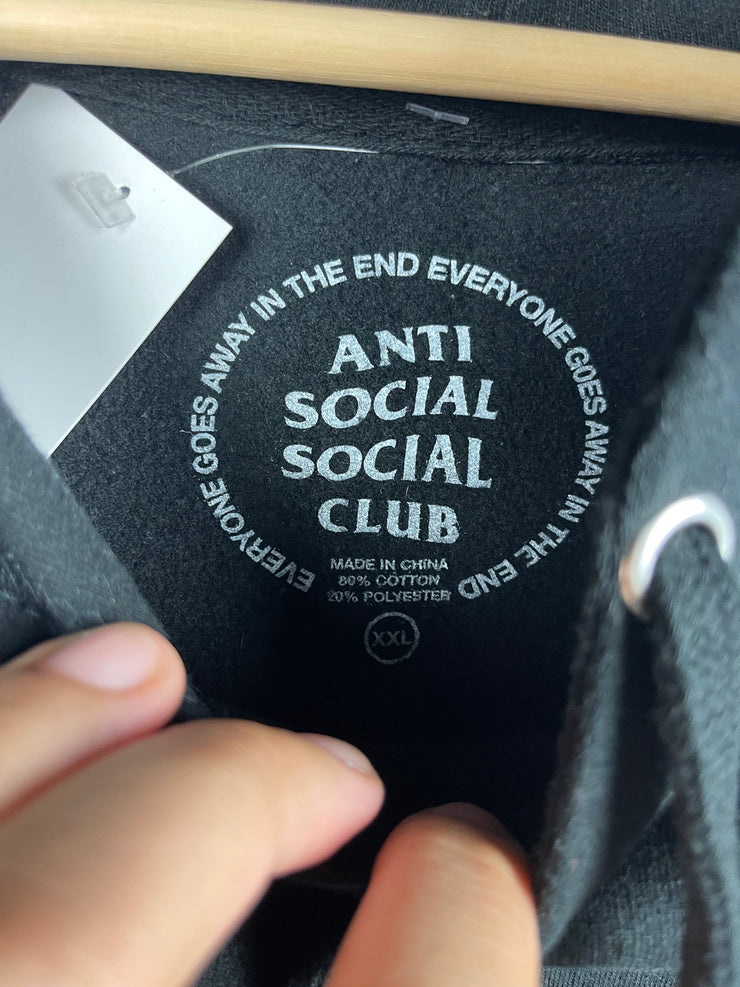 Anti Social Social Club UFC Black Hoodie