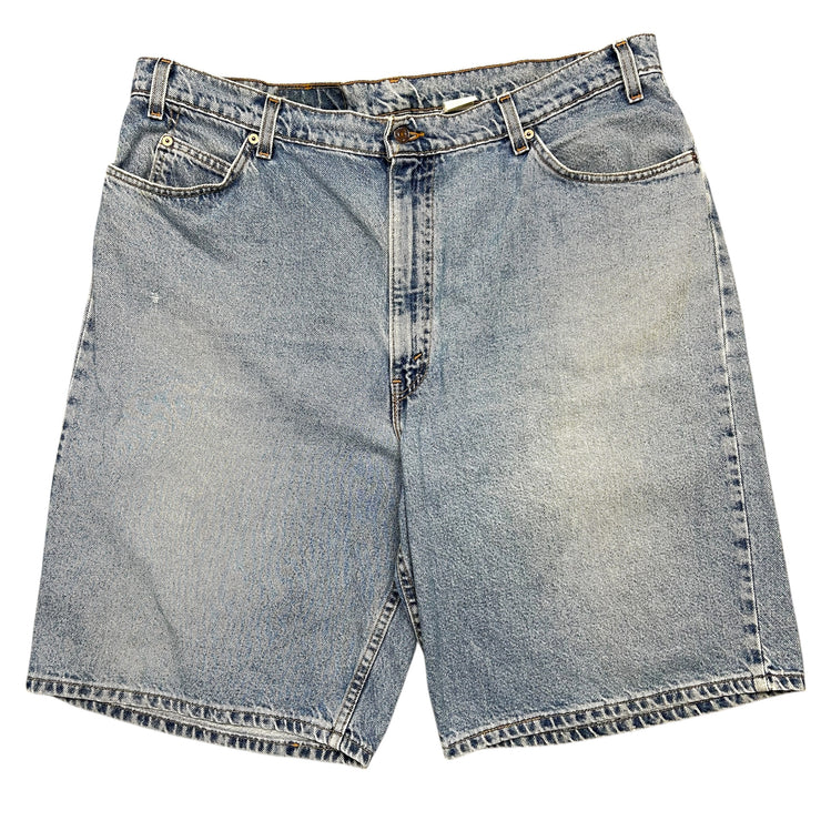 Vintage 90s Levis 560 Blue Denim Shorts