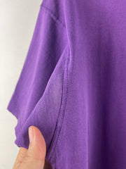 Vintage Russell Athletic Blank Purple Pocket Tee