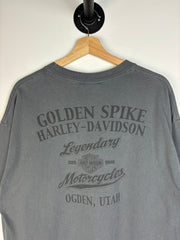 Vintage Harley Davidson Utah Grey Tee