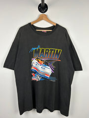 Vintage 90s Nascar Mark Martin Valvoline Racing Black Tee