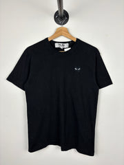 Comme Des Garcons Play Heart Black Tee