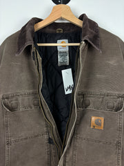 Vintage Carhartt Arctic Chocolate Brown Jacket C26 CHT