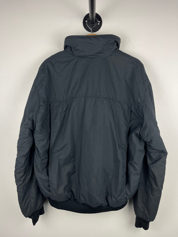 Vintage 90s Chevrolet Black Insulated Bomber Jacket