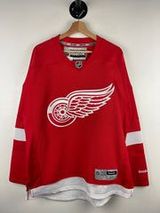 Vintage NHL Reebok Detroit Red Wings Red Hockey Jersey