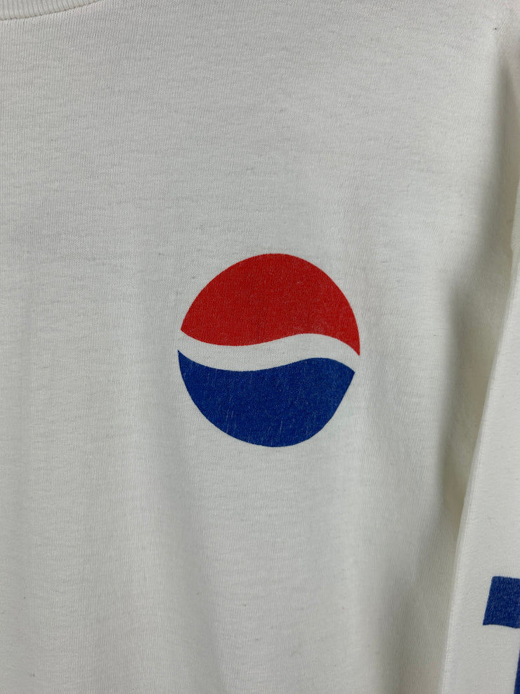 Vintage 90s Pepsi Spellout White Long Sleeve