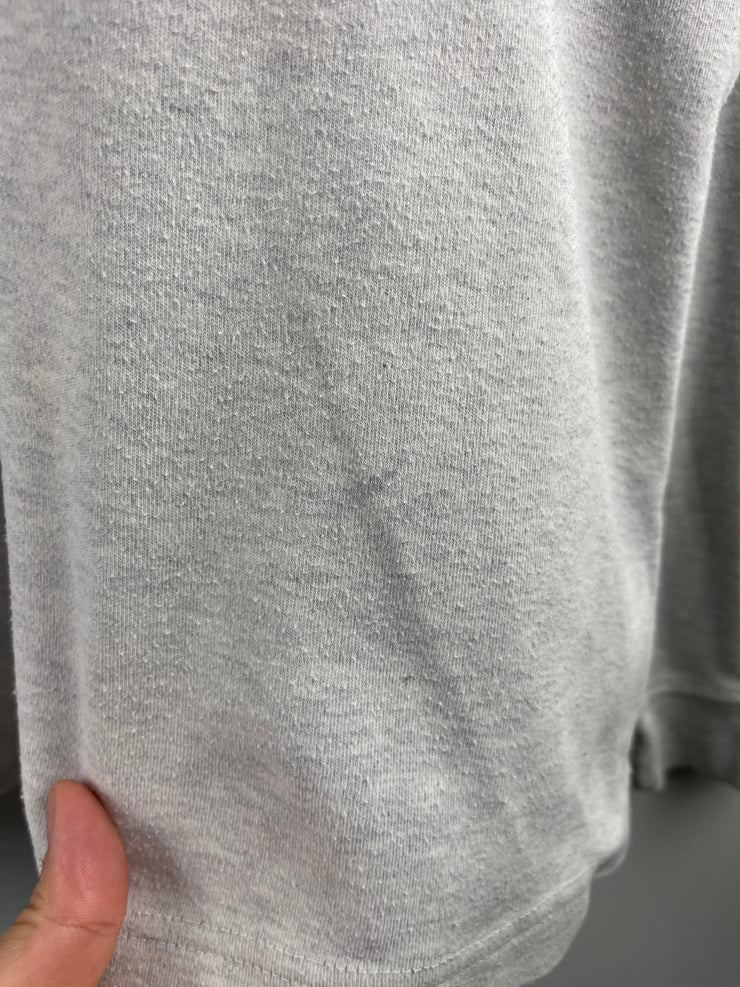 Vintage 90s Carhartt Spellout Embroidered Grey Turtle Neck Long Sleeve