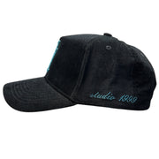 Studio 1999 LA Black & Teal Corduroy Snapback Hat