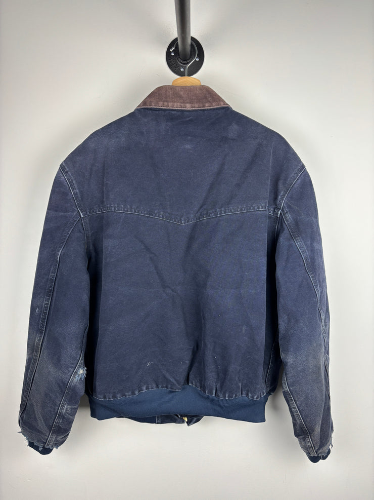 Vintage Carhartt Santa Fe Midnight Navy Cropped Jacket J14 MDT