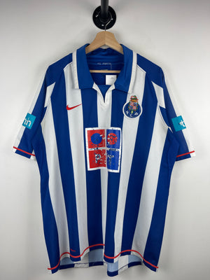 Vintage 2007-2008 Nike FC Porto Home Blue Soccer Jersey