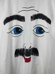 Vintage 90s His Funny Face Comedy White Tee