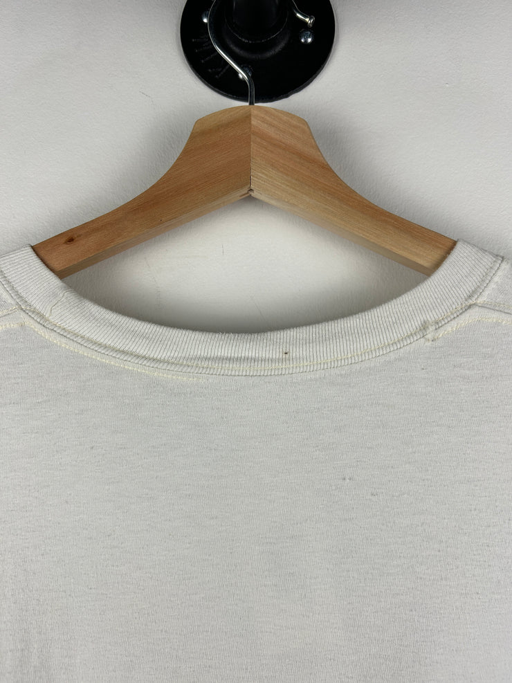 Vintage Captain America Marvel White Tee