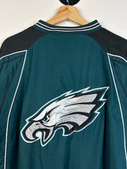 Vintage NFL Philadelphia Eagles Green Pullover Windbreaker