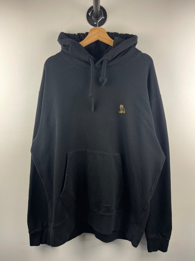 OVO Owl Embroidered Black Hoodie