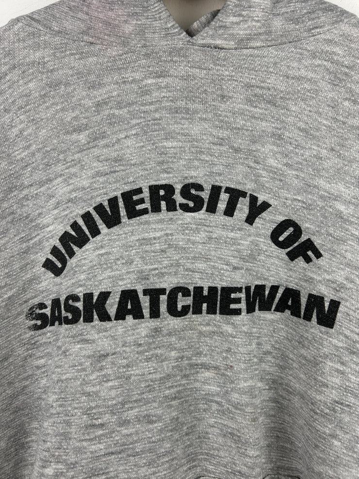 Vintage 60s Gym Master University Of Saskatchewan True Vintage Grey Hoodie