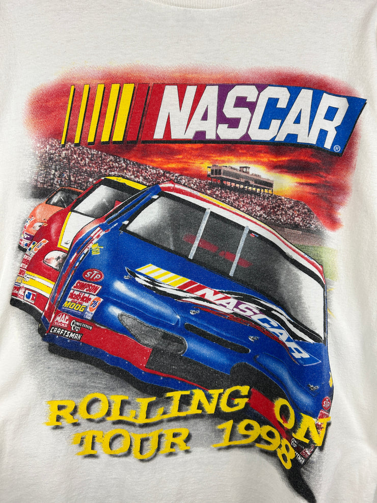 Vintage 90s Nascar Winston Cup White Long Sleeve