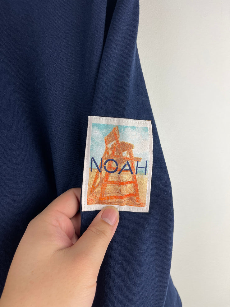 Noah Classic Navy Polo Rugby Long Sleeve