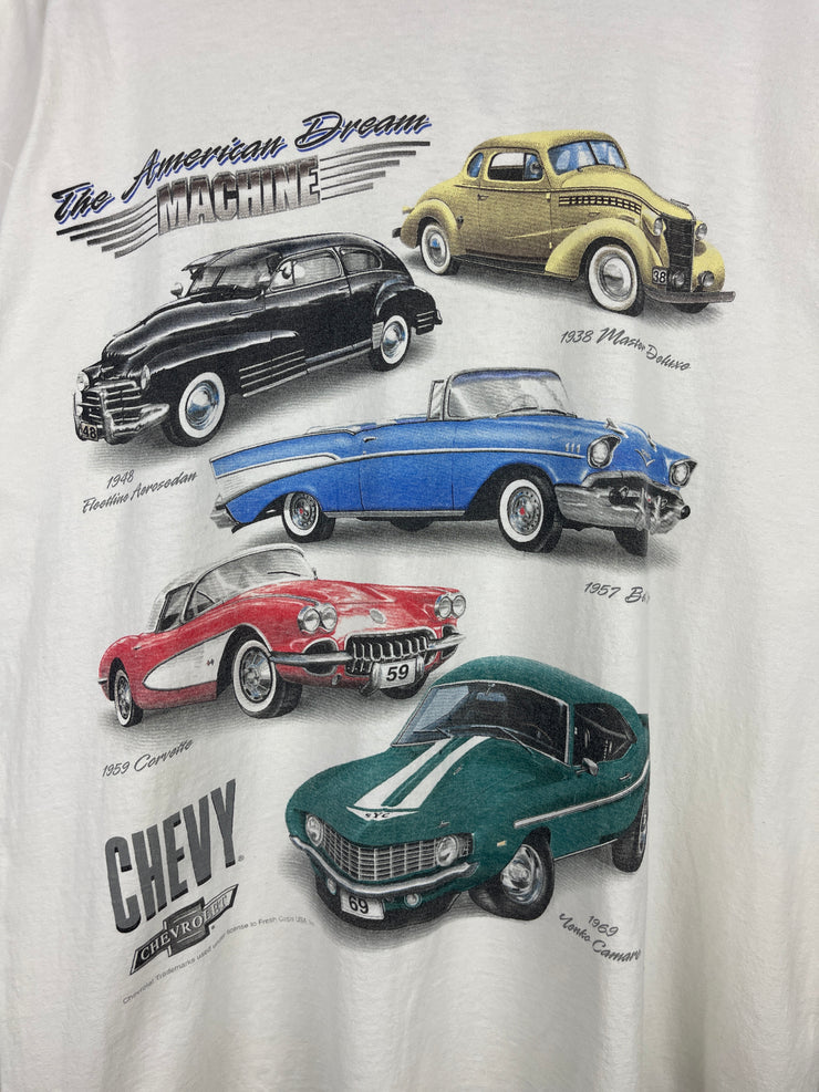 Vintage 90s Chevrolet American Dream White Tee