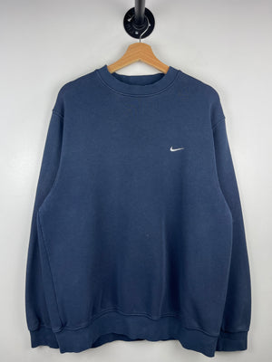 Vintage Nike Mini Swoosh Navy Crewneck