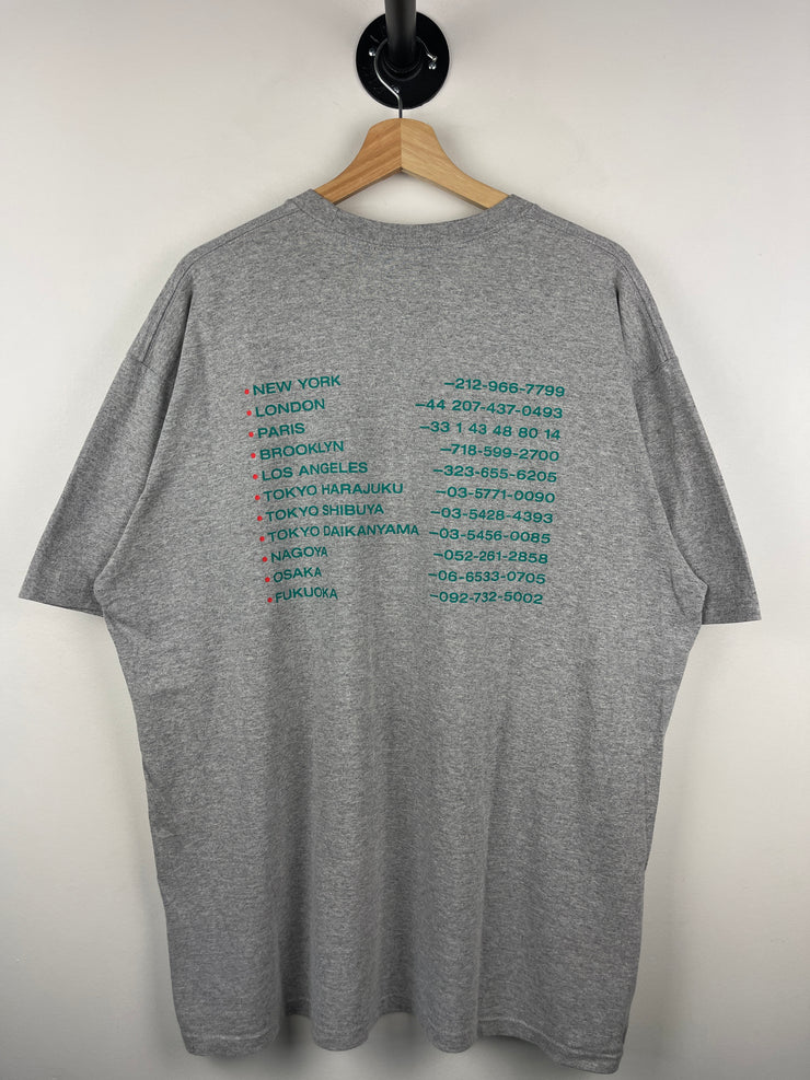 Supreme FW19 New Sh*t Heather Grey Tee